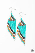 Load image into Gallery viewer, Bodaciously Bohemian - Blue Earrings - Paparazzi