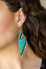 Load image into Gallery viewer, Bodaciously Bohemian - Blue Earrings - Paparazzi