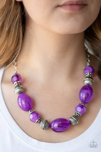 Ice Melt - Purple Necklace - Paparazzi