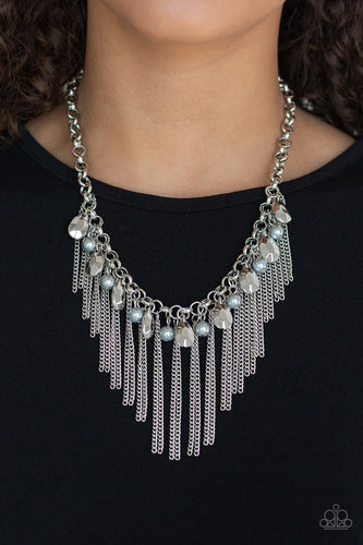 Industrial Intensity - Silver Necklace - Paparazzi