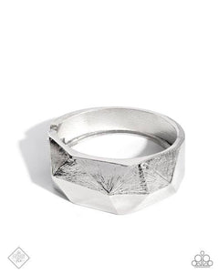 Elusive Enclosure - Silver Bracelet - Paparazzi