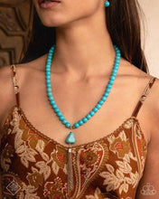 Load image into Gallery viewer, Coachella Chic - Blue Necklace - Paparazzi