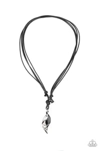 Titan Thunder - Black Urban Necklace - Paparazzi