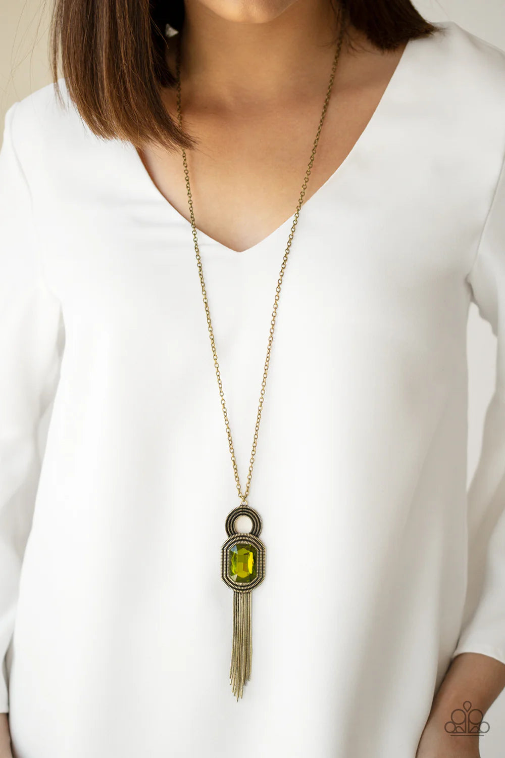 A Good TALISMAN Is Hard To Find - Green Necklace - Paparazzi