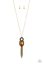 Load image into Gallery viewer, A Good TALISMAN Is Hard To Find - Orange Necklace - Paparazzi