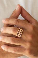 Load image into Gallery viewer, Special Ops - Copper Men&#39;s Ring - Paparazzi