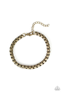 Alley Oop - Brass Urban Bracelet - Paparazzi