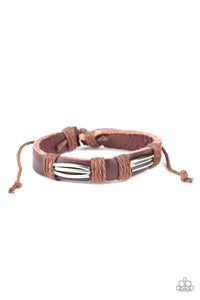 Industrial Interstate - Brown Bracelet - Paparazzi