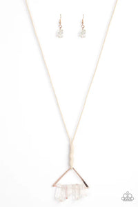 Raw Talent - Rose Gold Necklace - Paparazzi