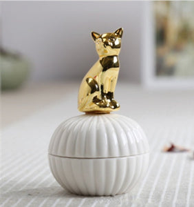 Animal Figurine Jewelry Box Home Decor Crafts