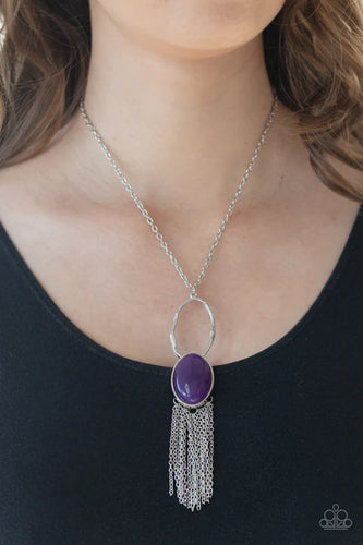 Dewy Desert - Purple Necklace - Paparazzi