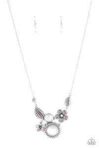 Exquisitely Eden - White Necklace - Paparazzi