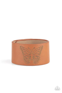 Flirty Flutter - Brown Bracelet - Paparazzi