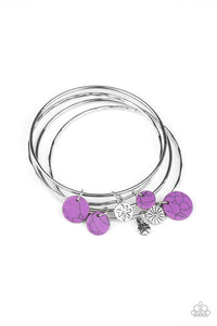 Prairie Plains - Purple Bracelet - Paparazzi