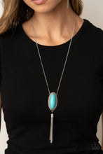 Load image into Gallery viewer, Ethereal Eden - Blue Necklace - Paparazzi