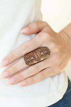 Load image into Gallery viewer, Tiki Trail - Copper Ring - Paparazzi