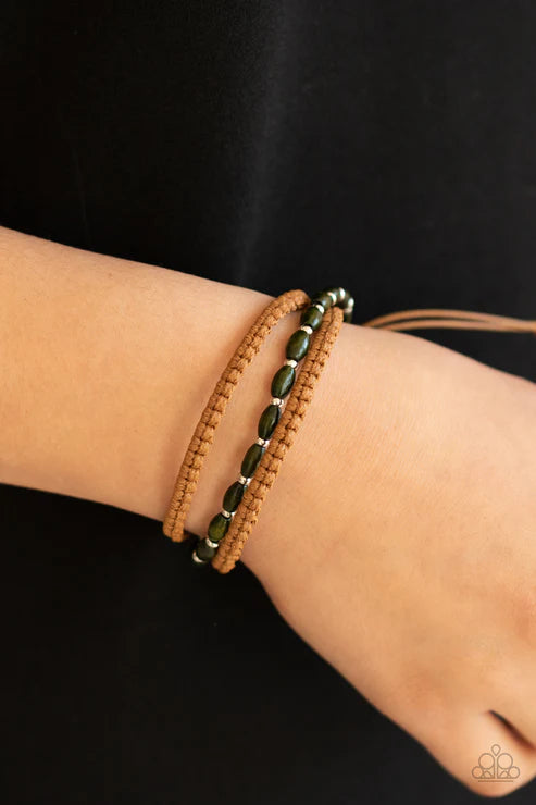 Refreshingly Rural - Green Bracelet - Paparazzi