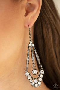 High-Ranking Radiance - Black Earrings - Paparazzi