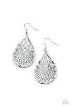 Load image into Gallery viewer, Icy Mosaic - Blue Earrings - Paparazzi