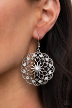 Load image into Gallery viewer, Posy Proposal - White Earrings - Paparazzi