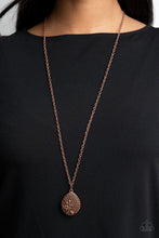 Load image into Gallery viewer, Wearable Wildflowers - Copper Necklace - Paparazzi