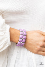 Load image into Gallery viewer, Double The DIVA-ttitude - Purple Bracelet - Paparazzi