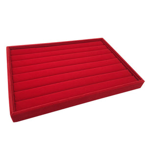 Flannel Jewelry Display Ring Tray