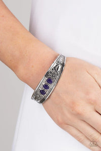 Flower Patch Picnic - Purple Bracelet - Paparazzi