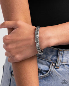 Metro Reverie - Silver Bracelet - Paparazzi