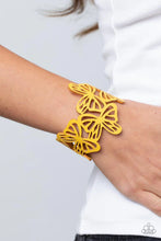 Load image into Gallery viewer, Butterfly Breeze - Yellow Bracelet - Paparazzi