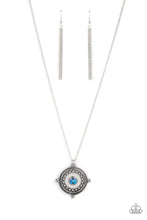 Load image into Gallery viewer, Compass Composure - Blue Necklace - Paparazzi