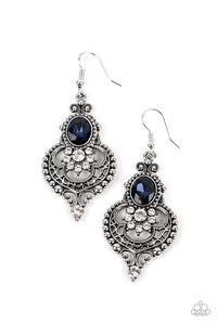 Castle Chateau - Blue Earrings - Paparazzi