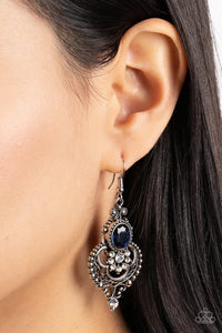 Castle Chateau - Blue Earrings - Paparazzi