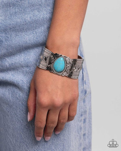 Canyon Cantina - Blue Bracelet - Paparazzi