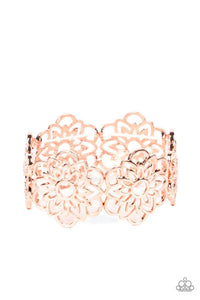 Baroque Bouquet - Rose Gold Bracelet - Paparazzi