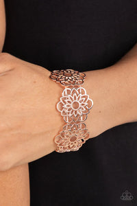 Baroque Bouquet - Rose Gold Bracelet - Paparazzi