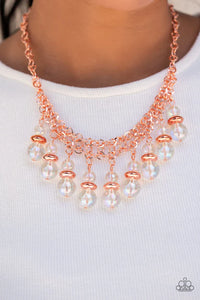 Deep Space Diva - Copper Necklace - Paparazzi