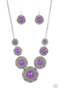 Garden Glade - Purple Necklace - Paparazzi