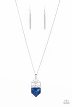 Load image into Gallery viewer, Trailblazing Talisman - Blue Necklace - Paparazzi