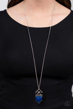 Load image into Gallery viewer, Trailblazing Talisman - Blue Necklace - Paparazzi