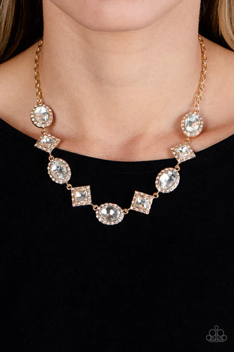 Diamond of the Season - Gold Necklace - Paparazzi