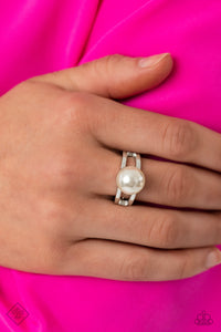 All American PEARL - White Ring - Paparazzi