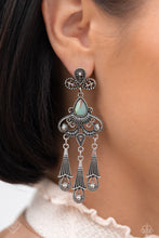 Load image into Gallery viewer, Revered Rustic - Blue Earrings - Paparazzi