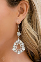 Load image into Gallery viewer, Happily Ever Exquisite - White Earrings - Paparazzi