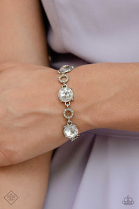 Once Upon A Treasure - White Bracelet - Paparazzi