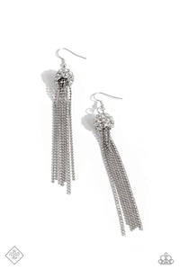 Polished Paramount - White Earrings - Paparazzi