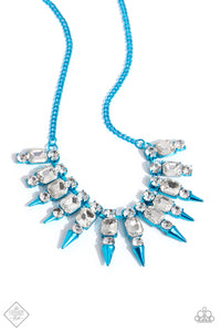 Punk Passion - Blue Necklace - Paparazzi