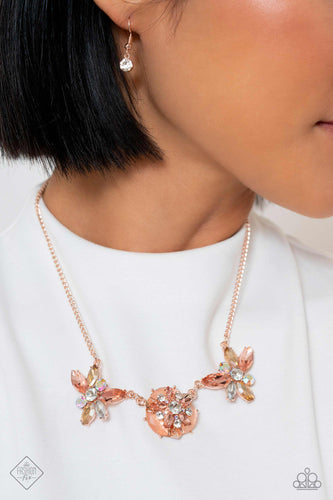 Soft-Hearted Series - Rose Gold Necklace - Paparazzi