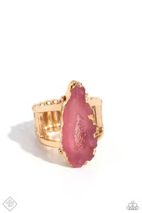 Mineral Masterpiece - Pink Ring - Paparazzi