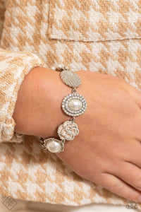 Cultivated Charm - White Bracelet - Paparazzi